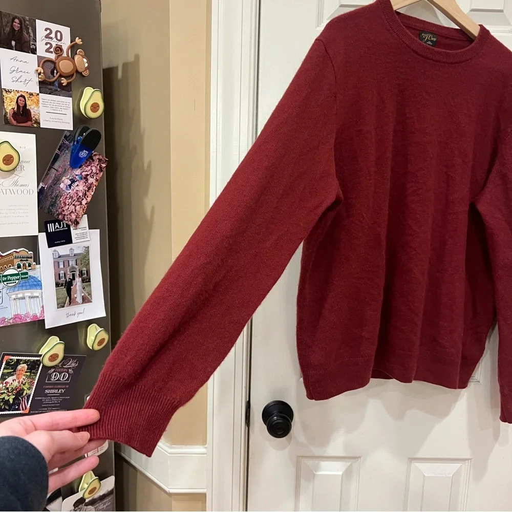 J. CREW J Crew 100% Cashmere Sweater Red Men’s XXL